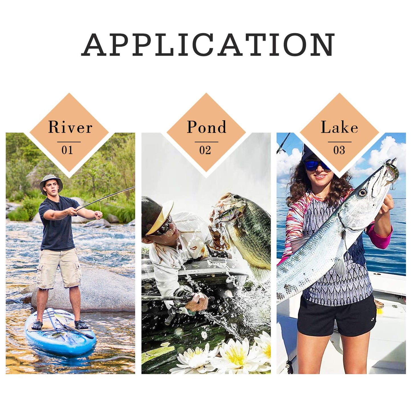 TRUSCEND Easy Catch SwimMax with BKK Hooks, Magic Noisy Wiggling and Vibrating Actions for More Bites, Lifelike Fishing Lures for Bass Trout Walleye Crappie, Strongest Dyneema Fiber Jointed Swimbaits
