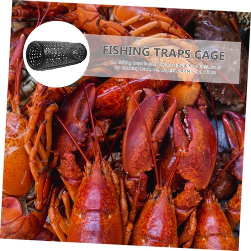 VICASKY Crayfish Trap Folding EEL Trap Shrimp Trap Minnow Trap Versatile Reusable Fish Net Trap Easy to Assemble