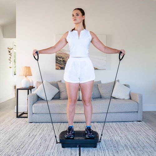 RelaxSport Vibration Plate Exercise Machine, Exercise Equipment for Whole Body, Vibration Plate for Home Fitness and Training