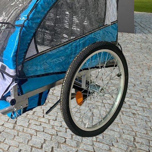 kowaku Bicycle Trailer Wheel Spare Wheel Bicycling Portable Easy Install Lightweight Replaceable Replacement Bike Trailer Component, 16 inch