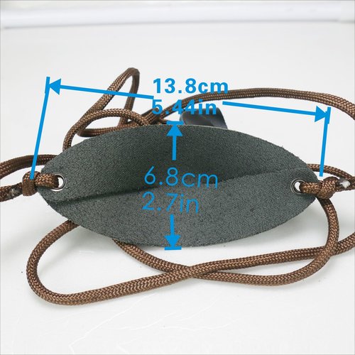 Shepherd Sling Handmade Leather Throwing Old-Fashioned Slingshot Rock Sling Dog Ball Launcher Ball Thrower Dog Tennis Ball Launcher