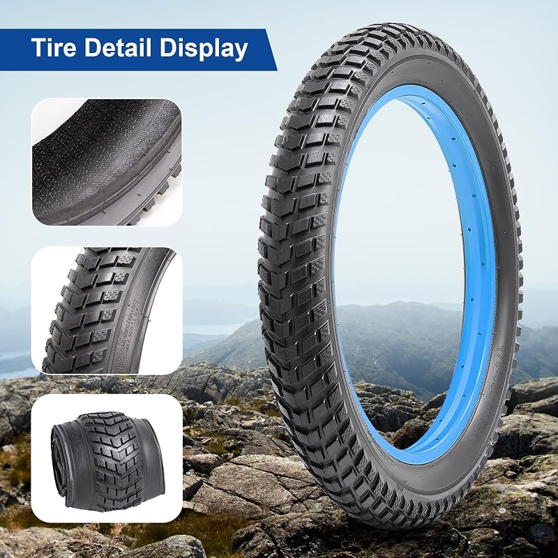 20x3.0 Fat Bike Tire 76-406 for E-Bikes – Folding, 90kg Load, 30 PSI
