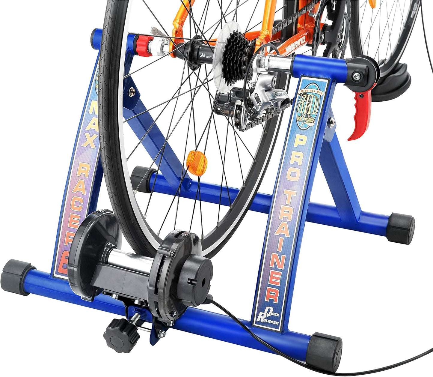 Indoor Bike Trainer – Convert Mountain, Road, or Beach Bicycle into a Stationary Exercise Bike for Indoor Riding All Year Round by Bike Lane (Silver)