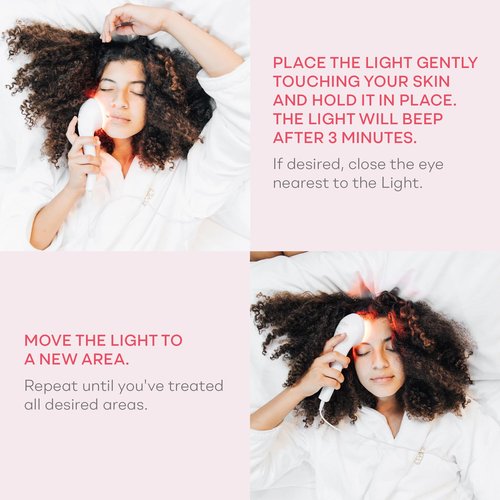 LightStim for Wrinkles LED Red Light Therapy with 72 LEDs (605, 630, 660, & 855 nm Wavelengths). Reduces Fine Lines, Wrinkles, Rejuvenates Skin, and Maintains a Youthful Appearance FDA Cleared White