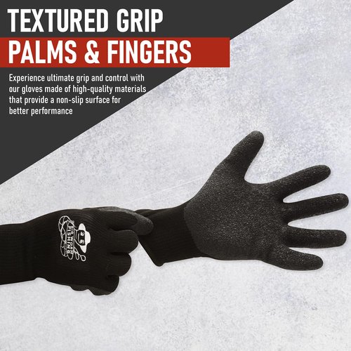 Fish Handling/Cleaning Gloves Textured Grip Palm Soft Lining Fillet Gloves ??One Size Fits Most L to XL