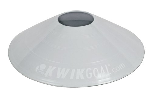 Kwik Goal Small Disc Cone, Pack of 25 (White)