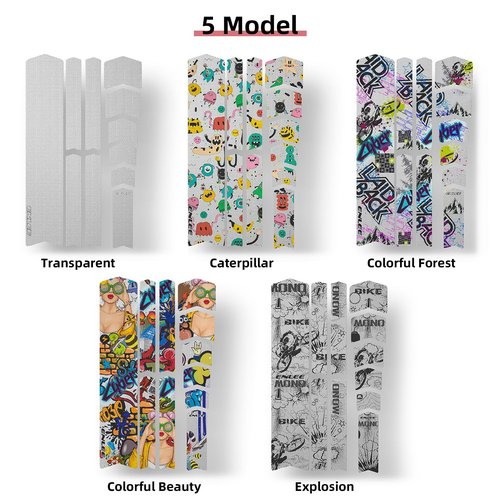 Bike Frame or High-Quality 3D PVC Lightweight DIY Decoration Suitable for All Bikes Mountain Bike Stickers Road Bike Thick PVC Film