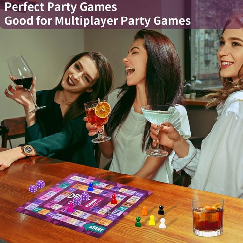 rytopt Drinking Games for Adults, Drunk Games, Adult Games for Game Night, Funny Party Interactive Drinking Games for Game Night, Birthday, Family Play, 2-8 Players