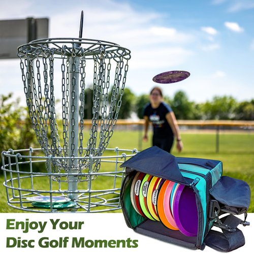 ElectricWise 3PCS Disc Golf Bag Dividers, Disc Golf Rack Divider Inserts, Disk Storage Sort Organized and Easy to Access, Include Driver, Mid-Range, Putter, Fairway Drivers, Approach,Rollers for Gifts