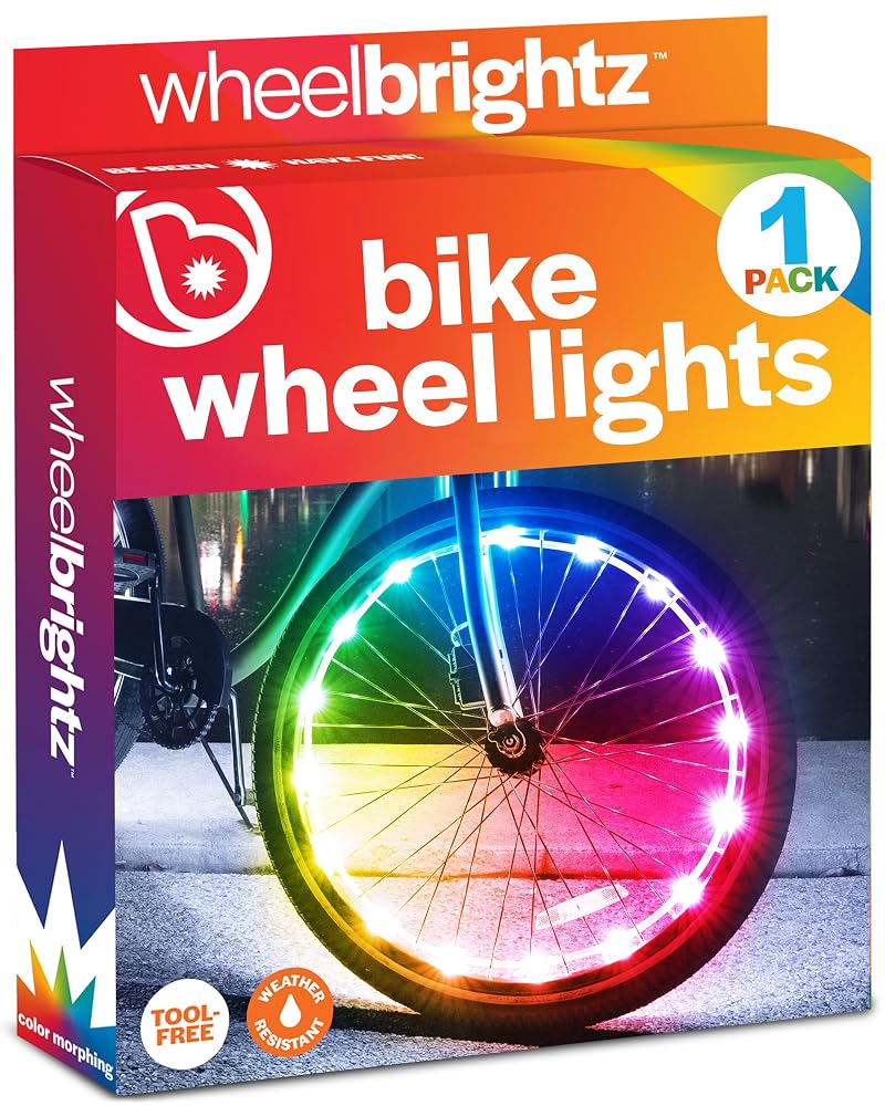 Color Changing Wheel Light 2-Pack for Kids Bikes - Brightz WheelBrightz, 1 Wheel Light Variation