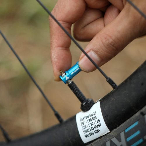 Granite Juicy Nipple Valve Cap with Valve Core Removing Function, Easy to Use Bike Tire Caps Dust Covers, Durable Alloy Tire Valve Cap (Black)