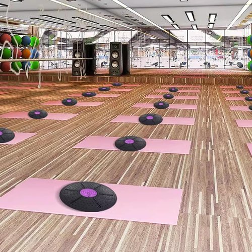 Balance Board Maze, 10°-30° Tilt Non-Slip Round Fitness Wobble Boards, Core Strength Stability, Yoga/Pilates For Home Gym Office (Purple,1*pcs)