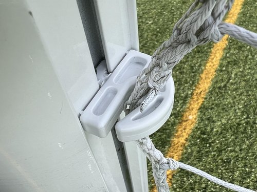 Soccer Goal Open Style Net Hooks, for Aluminium Soccer Goals with 8mm Or 12mm Channel Gap, Twist Fit Goal Fixings, Pack of 30