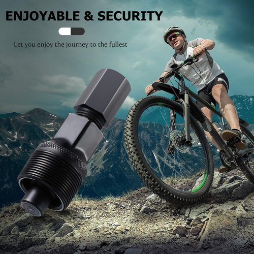 Skylety Crank Remover Bicycle Crank Puller Bike Crankset Crank Arm Puller Compact Crank Puller Cycling Power Pull Crank Pulley Tool Repair Maintenance Remover for Bikes (1)