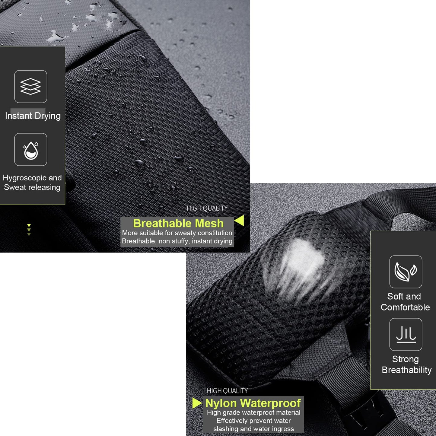 Casecret Small Crossbody Bag for Men Women Mini Sling Bag Trendy Casual Waterproof Phone Bag Chest Fanny Pack for Travel Sport Running