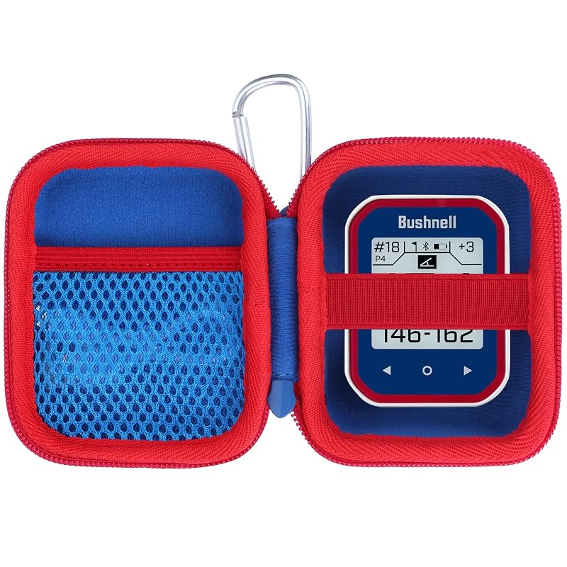Golf GPS Case for Bushnell Phantom 3 & Izzo Swami Kiss 2.0 – Blue + Red Variation