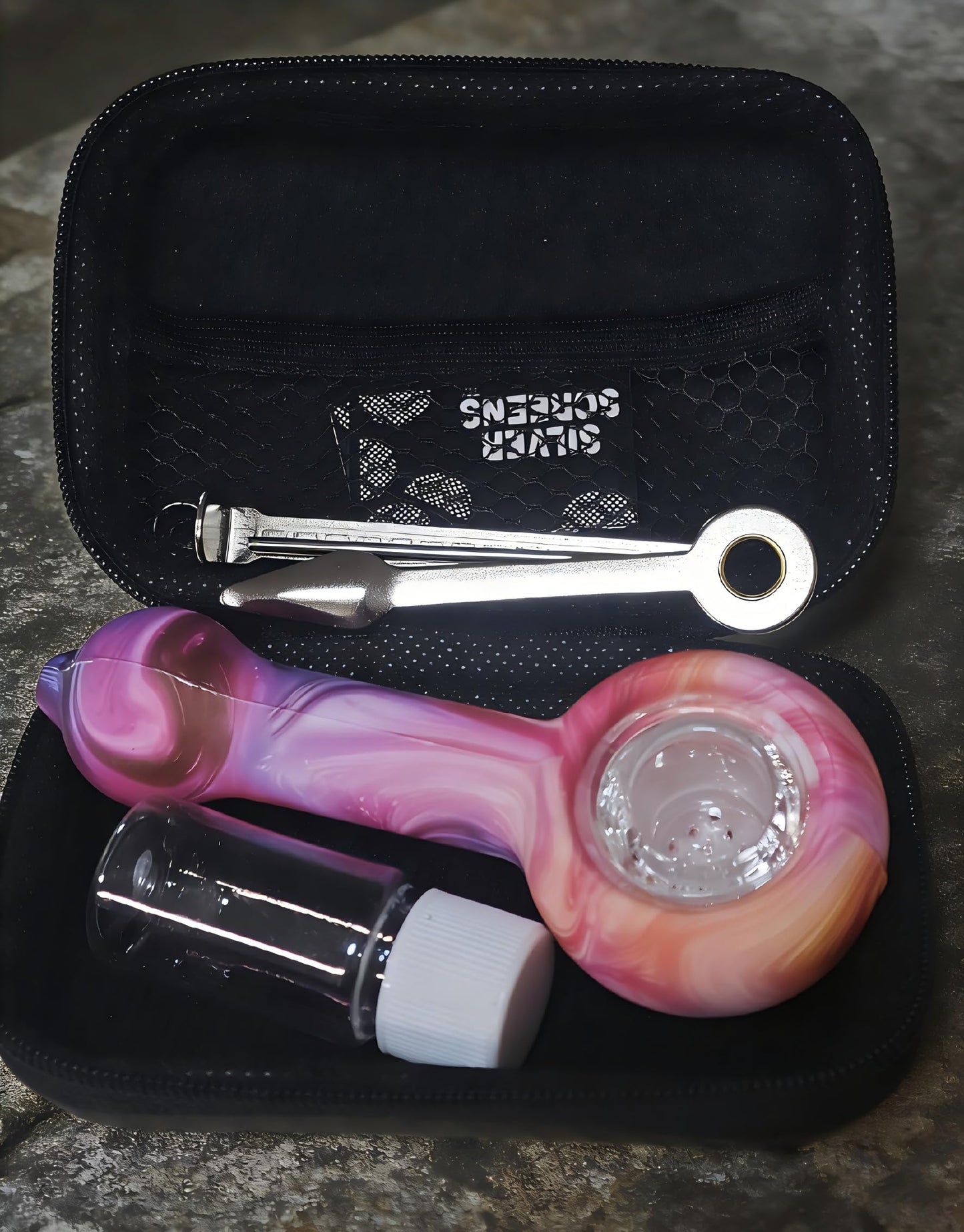 Silicone Jar Set, Simple Accessory Set, Includes Mini Silicone Jar and Tools, Perfect for Collectors (Rainbow)
