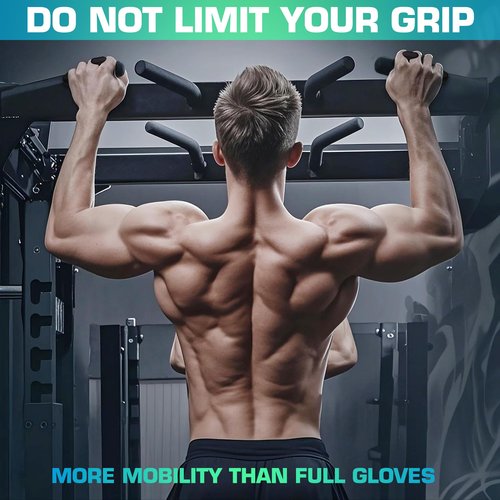 MYUDEGEAS Anti-Slip Fitness Rypt Grips - The Alternative to Gyrp Grips for Weight Lifting,Training, Exercise, Deadlifts, Pull-ups, No More Sweaty Gym Gloves,Rubber Gym Grip for Women and Men