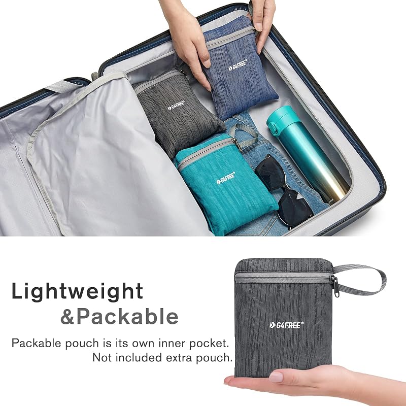 G4Free 10L/15L Foldable Hiking Backpack - Black 15L Variation