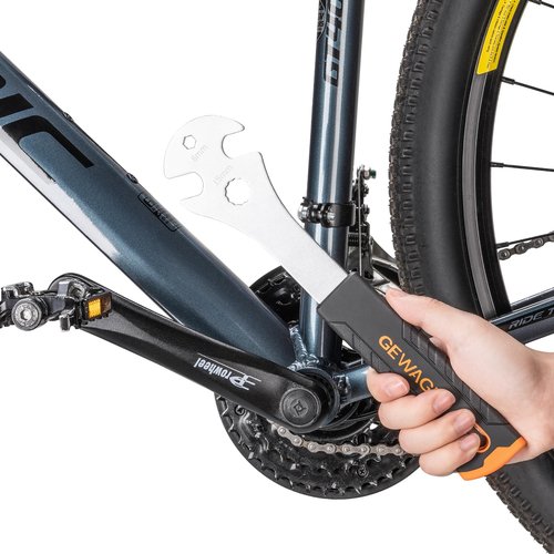 Bike Bicycle Pedal Wrench - Bicycle Pedal Removal Tool With Extra Long Handle-Pedal Spanner Double Wrench For Mountain Road Bike