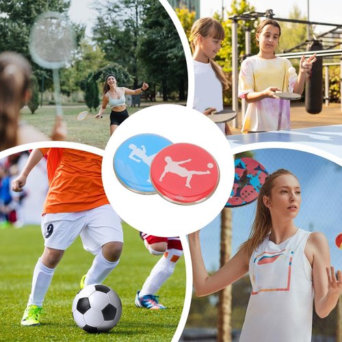 Football Referee Toss Coin | Two?Sided Referee Toss Coin | Double-Sided Referee Toss Coin, for Soccer Football Volleyball Table Tennis