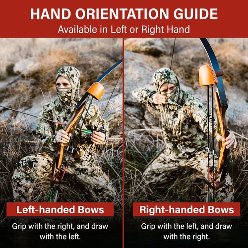 Spyder Takedown Recurve Bow - Hunting & Target Bow - Fast, Accurate, Versatile - Handcrafted Riser - Fiber Glass Maple Limbs - 62" Right Hand, 45lb with Stringer Tool