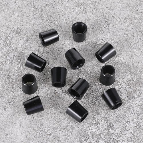 Vin Beauty 10pcs Black Golf Tapered Ferrules, Tip Size .370 Golf Iron Ferrules for Taper Tip Iron Wedge