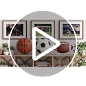 3-Pack Acrylic Sports Ball Display Stand & Holder for Soccer & Basketball