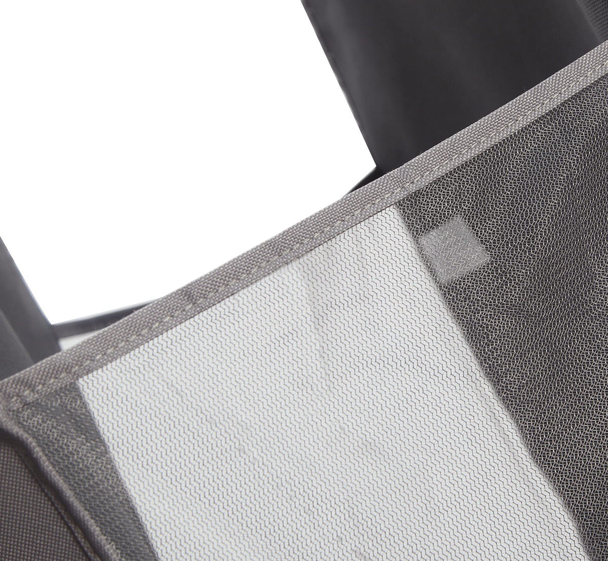 STORAGE MANIAC 2-Pack Hanging Laundry Hamper, Front See-Through Mesh Bag, Slim Basket, Double Hanging Closet Hamper, Narrow Organizer, Grey
