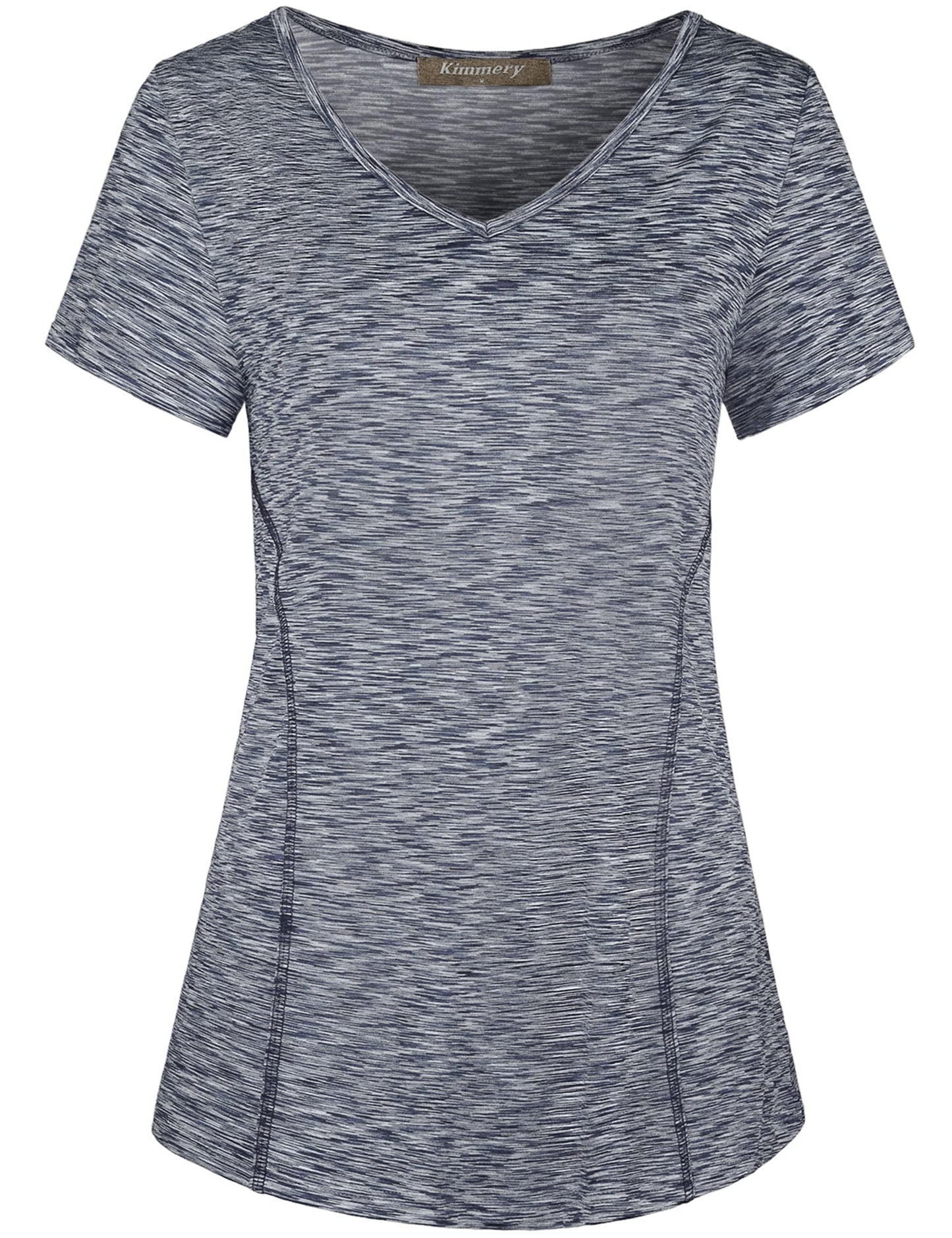 Kimmery Womens Workout Tops for Women Short Sleeve Shirts for Women Summer Tops for Women 2026 Yoga Tops Athletic Tops Light Grey XL