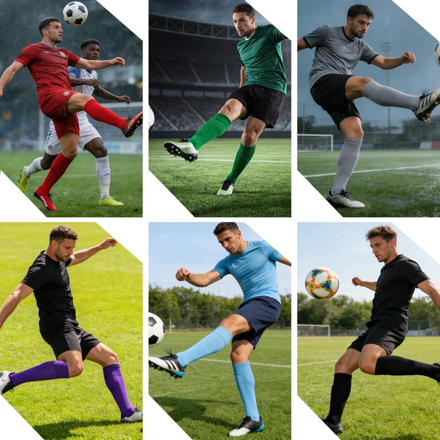 Dsource 2 Pairs Football Socks, Unisex Knee High Socks for Men, Youth Softball Socks Sport Soccer Baseball Rugby Team Tube Socks White XL