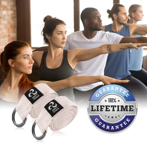Pete's Choice 2 Yoga Blocks + 2 Yoga Straps - Starter Kit for Beginners, Ideal for Home Indoor Exercises
