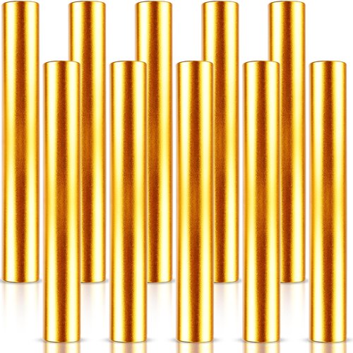 Hoarost 10 Pcs Track Batons Aluminum Running Field Race Batons Sports Relay Baton for Outdoor Running Race Practice Athlete Team Sports Race Tools