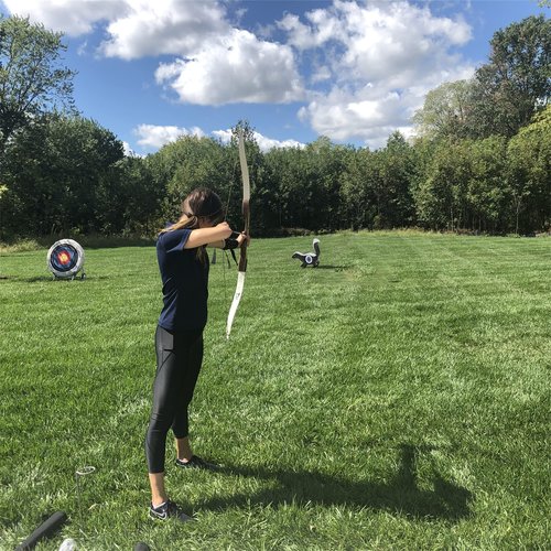 Archery 3D Animal Target Skunk with Ground Stakes for Backyard Arrow Hunting Training