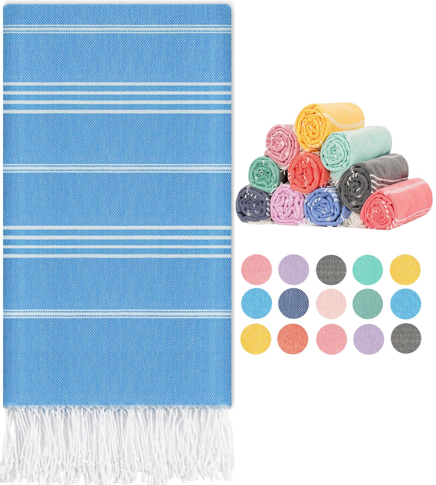Turkish Beach Towels Gym Towel Camping Blanket Xl Large Big Size Sandfree Sandrpoof Thin Fast Drying Packable Honeymoon Travel Essential Summer Vacation Accessories Hawaii Trip Necessities Women Gifts