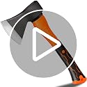 14-Inch Camping Hatchet Axe for Wood Splitting and Outdoor Use