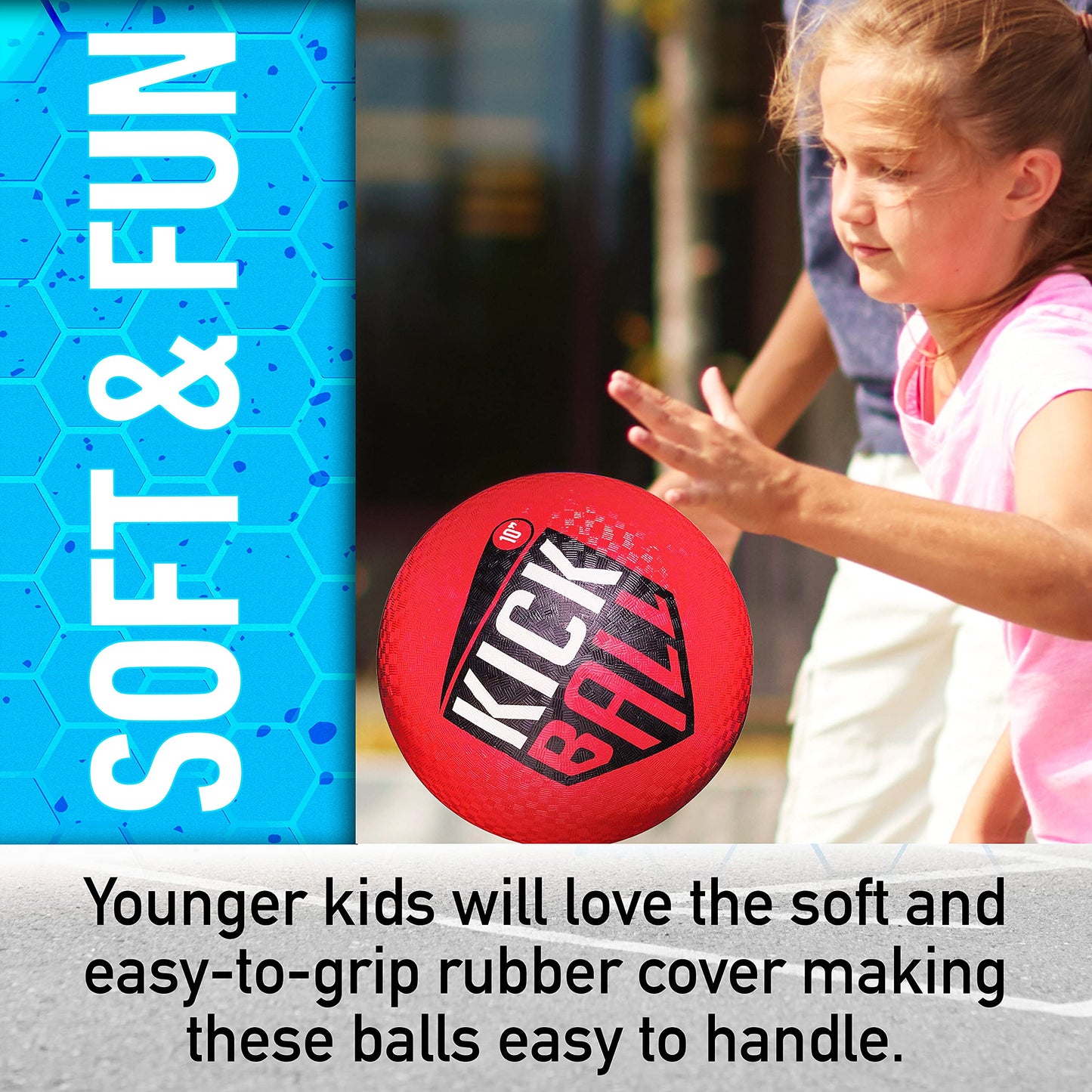 Franklin Sports Rubber Kickball, 10"