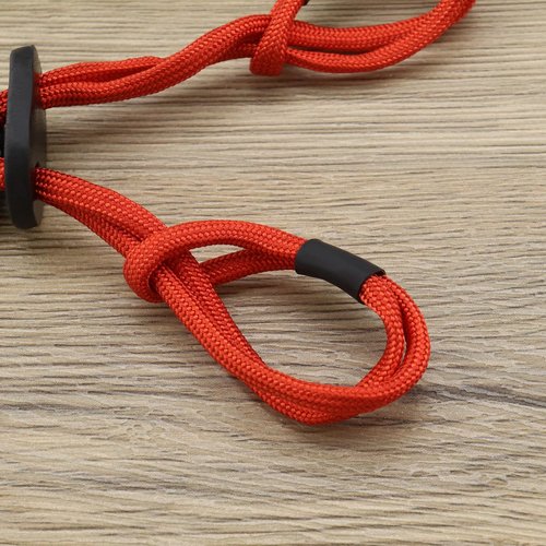 ECSiNG 2PCS Archery Finger Sling Adjustable Recurve Bow Fingersling Archery Bow Rope for Recurve Bow Replacement Accessories Red & Black