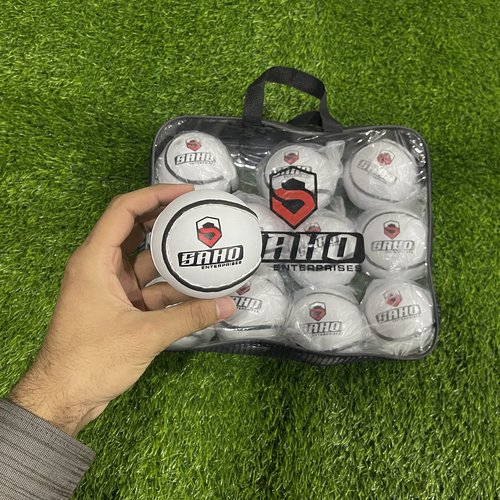 Hurling Balls White Sliotars GAA Official Sizes Balls CLG Logo-Perfect for Training & Matches-Ideal for Hurling Teams & Clubs- Durable & Long-Lasting Hurling,Balls (12 sliotars) (Size 5)