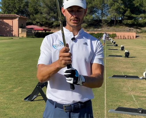 ME AND MY GOLF True Grip Training Golf Glove - Perfect Grip Every Swing (Medium-Large, Left Hand (for Right-Handed Golfers))