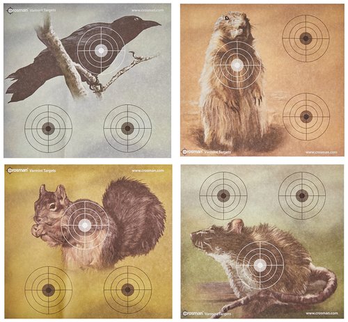 Crosman Varmint Targets, 20-Pack