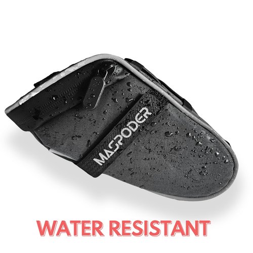 MASPODER 4 in 1 Bike Bag for Frame Handlebar Saddle Top Tube, 360 Reflective Waterproof Fabric Phone Holder Mount Pouch Bicycle Accessories for Adult Bikes Road Mountain MTB Gravel City Pocket ebike
