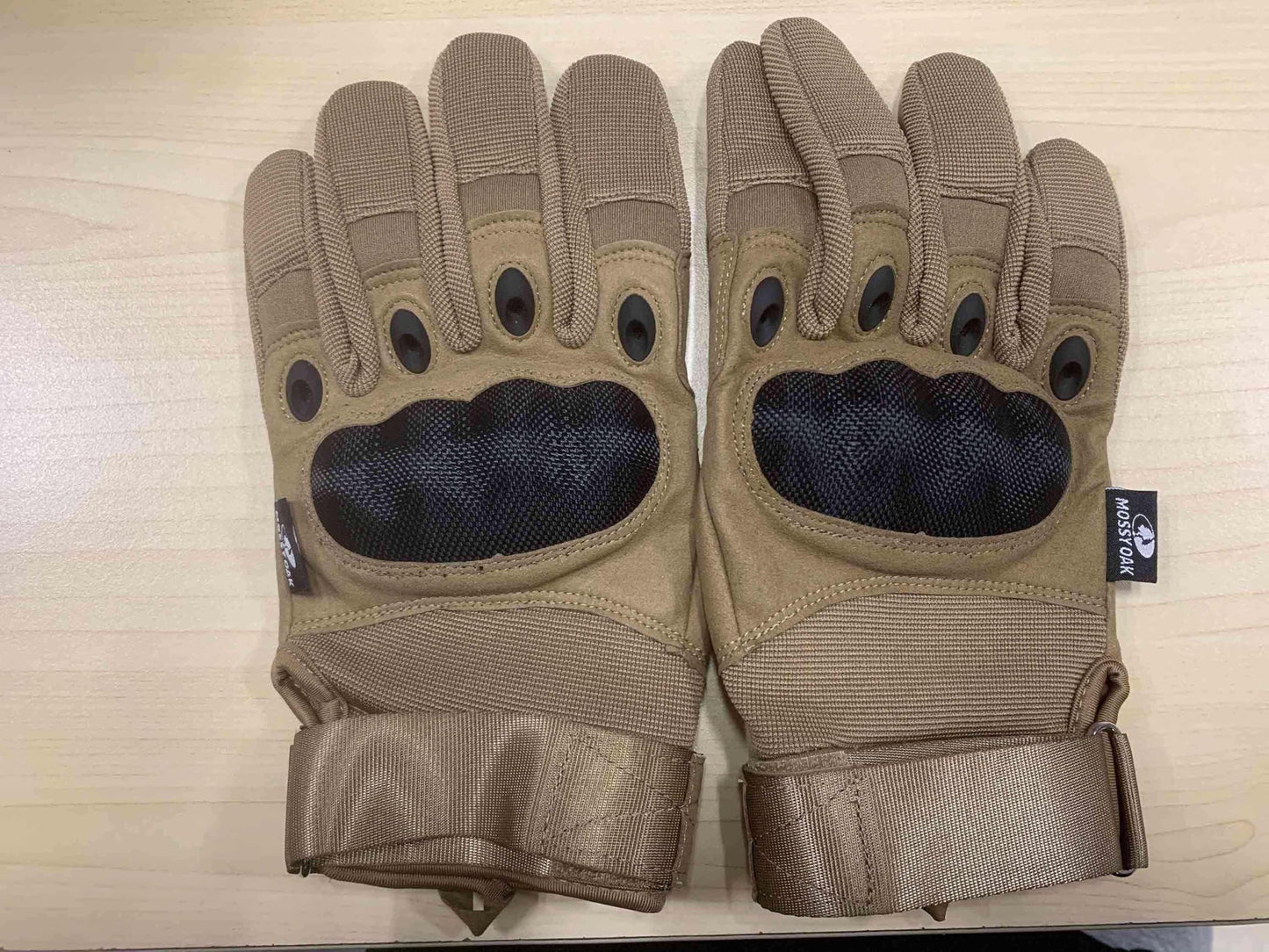 Mossy Oak Motorcycle Gloves for Men, Touchscreen Riding Gloves with Palm Padding for Cycling, Hiking, Camping and Climbing