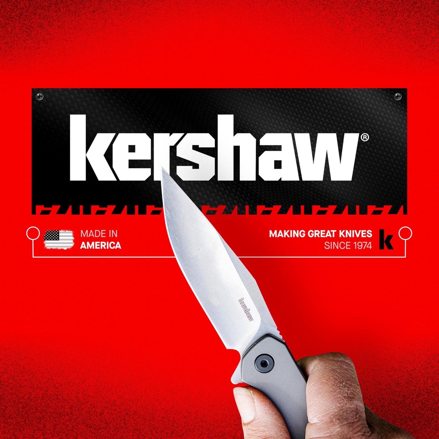 Kershaw Blur Olive and Black Pocket Knife, 3.4” Stainless Steel Blade with Assisted Opening, Olive Aluminum Handle with Deep-Carry Pocketclip, Small Folding Knife