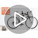 2 Pack Wall Mount Bicycle Racks for Garage Indoor Storage - Bike Wall Hooks