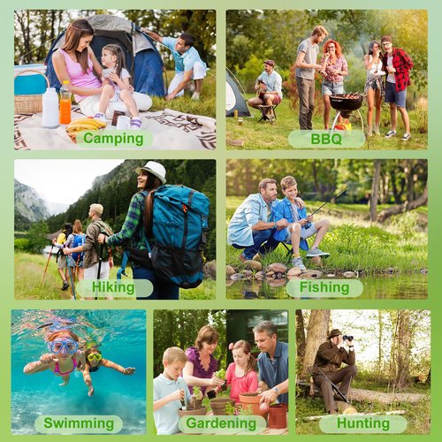 BuggyBands 12 Pack Mosquito Repellent Bracelets, Individually Wrapped, DEET Free, Natural and Waterproof Band