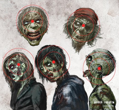 Crosman CPVT5 Zombie Target (20-Count)