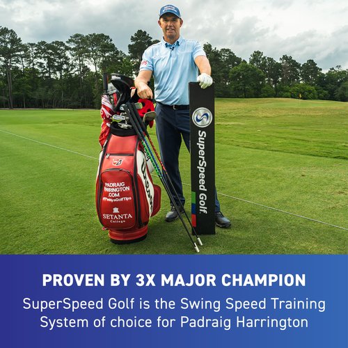 SuperSpeed Golf | Swing Speed Training System | Gain Swing Speed and 20 Yards | Speed Sticks™ used by Padraig Harrington | App Training Protocols
