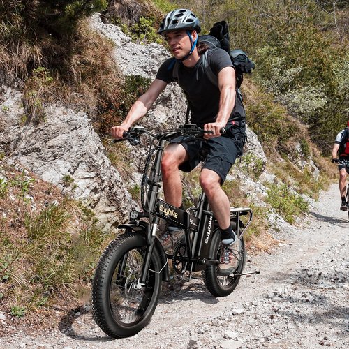 Kebiko 1000W Folding Electric Bike,48V 20AH Removable Battery E Bike,30+MPH,80 Miles Max Range Electric Bike for Adults,20" Fat Tire Foldable ebike,Adult Electric Bicycle for Commute Beach Snow