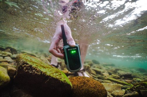 Rocky Talkie Rocky Talkie 5 Watt Radio - GMRS Radio with IP67 Waterproofing, Long Range Walkie Talkie, NOAA Weather Alerts, 5 Day Battery Life,2 Pack